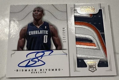 Bismack Biyombo 2012-13 National Treasures Rookie Patch Auto /199 - Image 1 of 2
