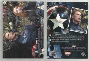 2014 UD Captain America: The Winter Soldier SILVER FOIL "Parallel" Base Card #7 - Picture 1 of 1