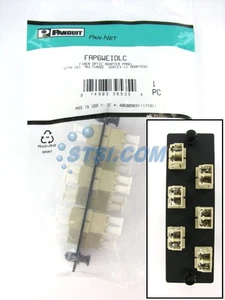 Panel de fibra Panduit FAP6WEIDLC con 6 adaptadores dúplex multimodo 62,5 marfil ~ STSI - Imagen 1 de 4