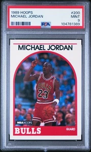 1989-90 Hoops #200 Michael Jordan PSA 9 - Picture 1 of 2