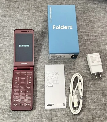 三星 Galaxy Folder 2 排毒翻盖手机 G1650 美国卖家已测试并正常工作 — 第 1/4 张图片