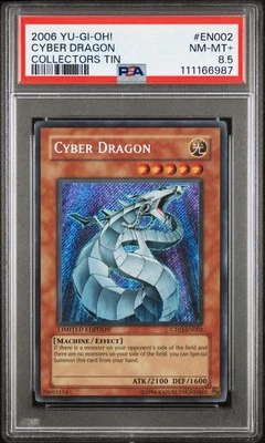 2006 Yu-Gi-Oh! Cyber Dragon CT03 Limited Edition Secret Rare PSA 8.5 POP 1 - Image 1 of 2