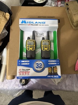 Midland X-Talker T61VP3 Two-Way Radios 32 Mile Range — NEW Sealed - Image 1 of 4