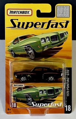 Matchbox Superfast #18 1970 Pontiac GTO “The Judge” color black, VHTF! - Image 1 of 3