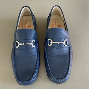 Marc Joseph NY Wall Street blaue Leder Driving Halbschuhe | Größe 12 | TOP - Bild 1 von 9