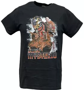 Rey Mysterio Five Pose Mens Black T-shirt WWE - Picture 1 of 2