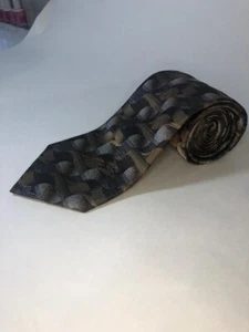 Joseph & Feiss International tie Gold & Silver design 100% silk - Picture 1 of 5