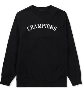 Kings Of NY Champions Arch Black and Gold Crewneck Sweatshirt - Picture 1 of 4