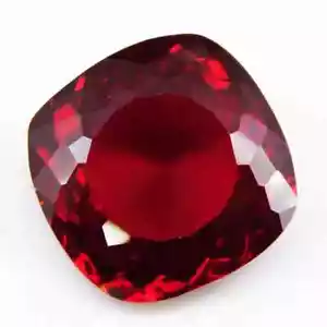 Mozambique Blood Red Ruby 76.60 CT Cushion Cut Loose Gemstone for Ring & Pendant - Picture 1 of 6