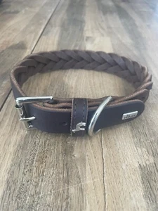 Hunter Hunde Halsband Solid Education Special dunkelbraun, 55/M NEU - Bild 1 von 6