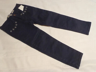 Pantalones OshKosh B'gosh Niñas Talla 4 Súper Ajustados Azul Marino Cintura Ajustable Nuevos con Etiquetas Foto 1 de 4