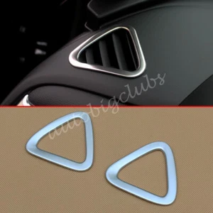 For Chevrolet Equinox 2018-2023 Matte Chrome Dashboard AC Vent Cover Trims Parts - Picture 1 of 6