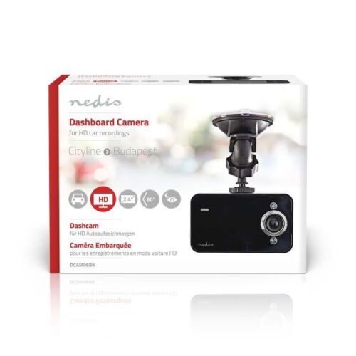 Dash Cam 720p @ 30fps 3.0 Mpixel 2.4 " LCD Erkennung Bewegungsmelder