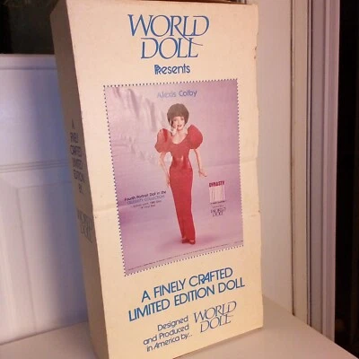 1985 Alexis Colby Dynasty Celebrity Collection World Doll Vinyl Doll 19" - Boxed - Image 1 of 4
