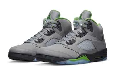 Nike Air Jordan 5 Retro Verde Frijol Plata Preescolar AJ5 DQ3735-003 Niños Talla 3 Foto 1 de 4