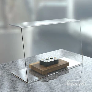 Sneeze Guard Protection Screen Clear Acrylic Perspex Food Cake Display Stand - Picture 1 of 7