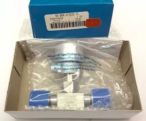 SWAGELOK SS-8BK-V19IN-1C ALEACIÓN 600 FUELLE VÁLVULA SELLADA 1/2" MUJER PCTFE NUEVO - Imagen 1 de 12