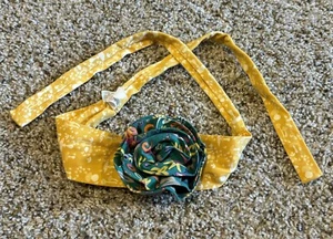 Matilda Jane Make Believe Autumn Rose Headband Mushroom Gold - Picture 1 of 3