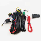 Harness Wiring Kit For H11 Bulb Type Fog Lights Lamps W/ Relay & Switch