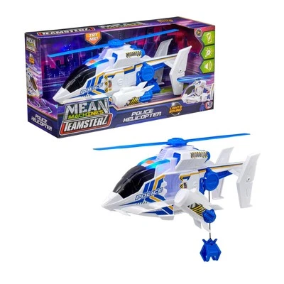 Teamsterz Police Helicopter Toy | Lights & Sounds | Age 3+ | Batteries Included