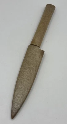 CUCHILLO Y FUNDA DE VIAJE DE COCINA JAPÓN FRUTA/PICNIC/PELAR de los años 50 de plástico Foto 1 de 4