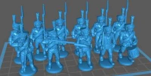 Russische Grenadiere/Jargers 1812 btg - Harz 28 mm Minis - Bild 1 von 2