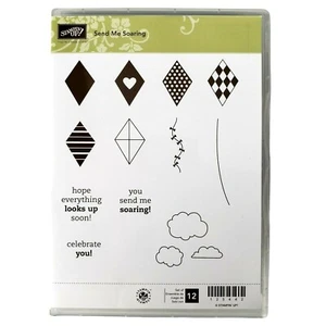 Stampin Up Cling Stamp Send Me Soaring Set Stampin' Up! Craft Scrapbook Case - Picture 1 of 7