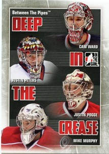 10/11 BETWEEN PIPES DEEP CREASE WARD PETERS POGGE MURPHY HURRICANES *43847