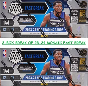 Atlanta Hawks 2-Box Mosaic Fast Break NBA Basketball 2023-24 Break #5145 - Picture 1 of 1