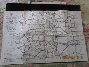 US FOREST SERVICE Official Road Map Of Colorado c1920s Pub. R.M.M. Co. Denver - Picture 1 of 11