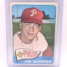 1965 TOPPS JIM BUNNING PHILLIES BASEBALL CARD #20