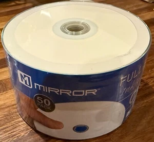 Pack 50 Miroirs 7081X50P 700 Mo CD-R 52x Full Face Imprimable 80min 50pcs CDR Pack - Photo 1/2