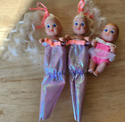 Three 1973 1985 Mattel Barbie Loving Happy Family Baby Krissy Infant Dolls Pink