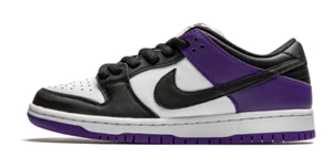 Größe 12 - Nike SB Dunk Low Pro Court Purple Black White - Bild 1 von 5