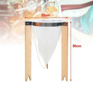 Supporto filtrante miele in legno con rete, filtro filtro filtro nylon, estrattore miele d'api - Foto 1 di 19