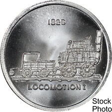 Golden State Mint 1825 Locomotion & Eagle 1 oz .999 Fine Silver Round