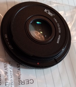 Kiwi Canon Lens Adapter lma-fd-eos ,plus lma-tm-eos, new