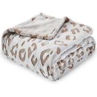 Sochow Flannel Fleece Cheetah Print Throw Blanket, Lightweight Super Soft Cozy P