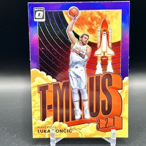2021-22 Panini Donruss Optic Luka Doncic T-Minus Purple Prizm #7 - Mavericks