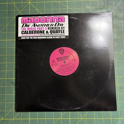 MADONNA DIE ANOTHER DAY PART 3 REMIXES 12" PROMO SINGLE RECORD AMERICAN LIFE 007 - Image 1 of 4