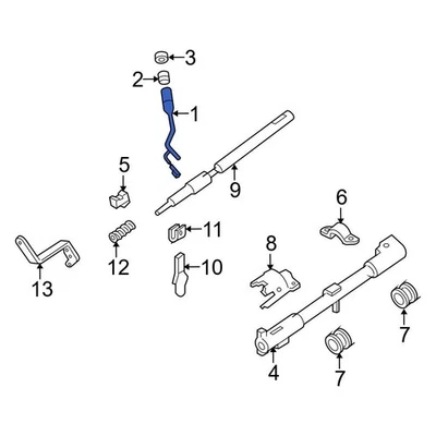 For Ford E-350 Super Duty 05-13 Ford 7C2Z7210AA Manual Transmission Shift Lever Foto 1 de 2