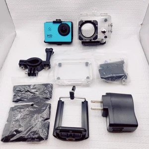 1080P Ultra HD Sport Action Camera DVR DV Waterproof Camcorder W/ Accessories - Picture 1 of 13