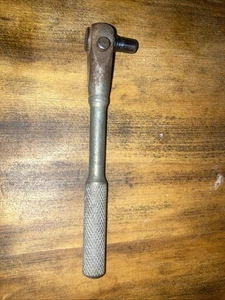 Rare 1/4” Inch Ratchet Antique Push Button Works Good. Unknown Maker - Picture 1 of 5