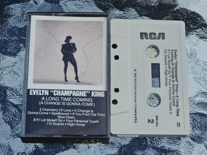 Sealed Evelyn Champagne King A Long Time Coming Cassette Tape 1985 Free Shipping - Imagen 1 de 1