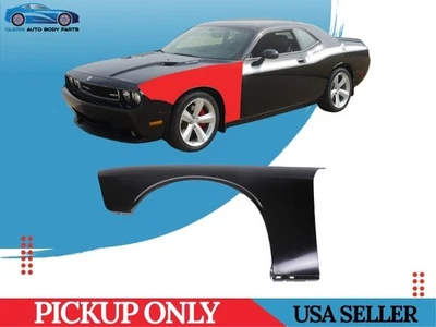 Panel de guardabarros delantero izquierdo del lado del conductor para Dodge Challenger 2008-2023 68275471AA Foto 1 de 4