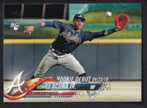 2018 Topps Update - # US252 Ronald Acuna Jr Rookie RC - Picture 1 of 2