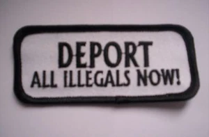 Aus den USA Deport all illegals now ca 9x4 cm - Bild 1 von 1