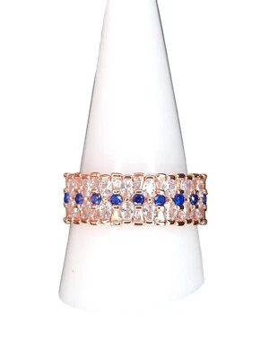 Anillo Bomb Party Talla 11 Septiembre 2024 Mirada Tentadora RBP8151 Zafiro Oro Rosa Foto 1 de 4