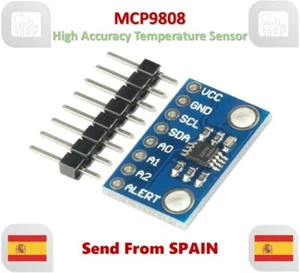 MCP9808 CJMCU-9808 High Accuracy Temperature Sensor I2C Breakout Board - Imagen 1 de 8