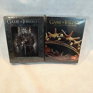 Game Of Thrones HBO la Completa Primera Y Segunda Temporadas DVD 5 Disco Sets - Imagen 1 de 6